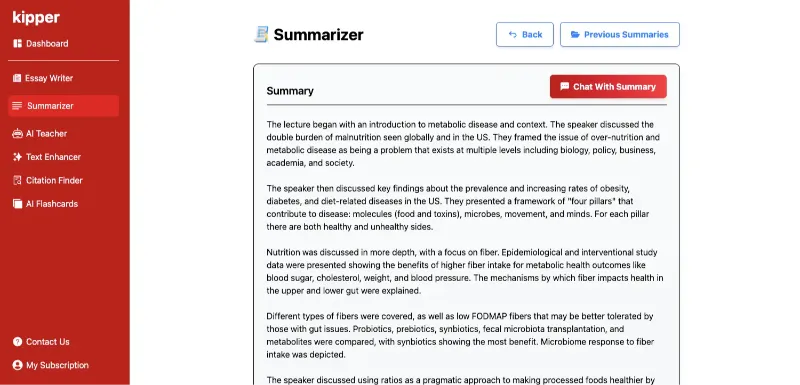 Kipper AI Review: Simplify Complex Texts
